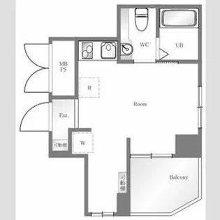 シャンボール白山【401号室】の間取り