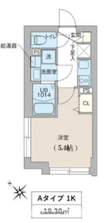 クリオ ラモード目黒洗足【1階】の間取り
