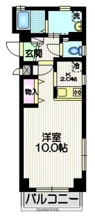 シャンテ高輪【1階】の間取り