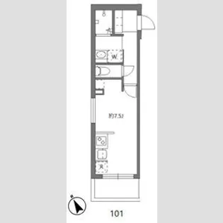 アリカ大森1【1階】の間取り