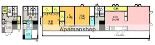 MAPLE TERRACE【3階】の間取り
