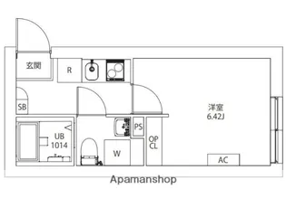 AXIA M−CITY武蔵小山【-1階】の間取り
