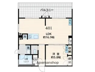 FULLEA恵比寿【4階】の間取り