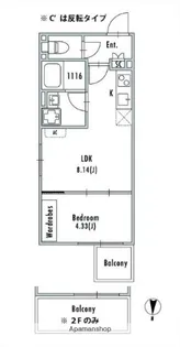 GRAN PASEO大崎戸越銀座Ⅰ【3階】の間取り