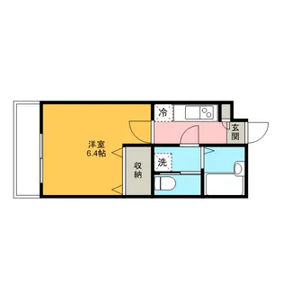 エコロジー都立大学レジデンス【4階】の間取り