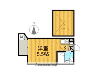 シャトー武蔵境【1階】の間取り