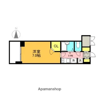 ビイルーム吉祥寺【2階】の間取り