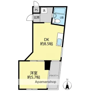 エミネンスイン三鷹【6階】の間取り