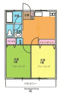 東京都三鷹市上連雀4丁目【アパート】の間取り