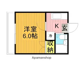 酒井コーポⅡ【2階】の間取り