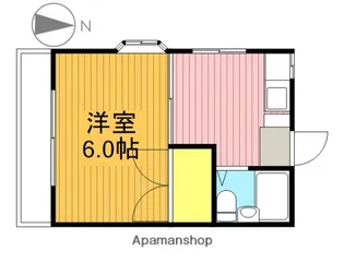 東京都国分寺市東元町1丁目【アパート】の間取り