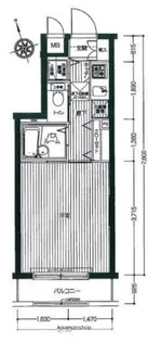 東京都杉並区高円寺北4丁目【マンション】の間取り