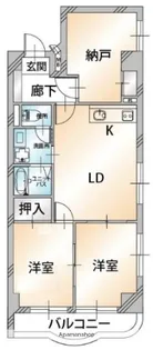 ユーレジデンス三鷹【2階】の間取り