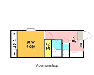 パールハイツ【2階】の間取り