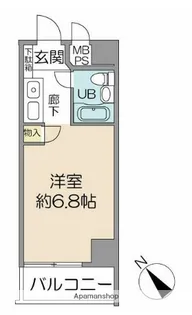 東京都三鷹市上連雀1丁目【マンション】の間取り