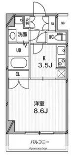 スペーシア高円寺Ⅰ【2階】の間取り