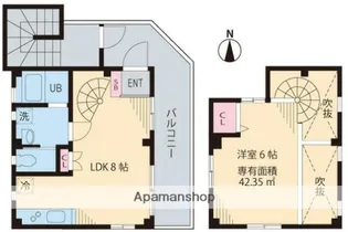 ヴェルジュール阿佐ヶ谷【3階】の間取り