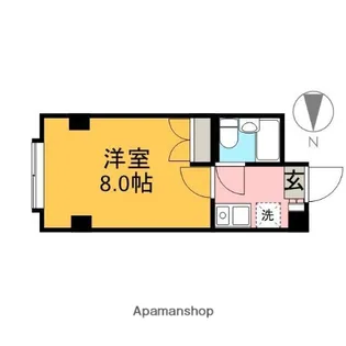 サニーハイツ【3階】の間取り