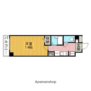 サンカースル【2階】の間取り