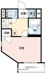 ルーブル永福町弐番館【4階】の間取り