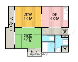 アビタ武蔵野【2階】の間取り