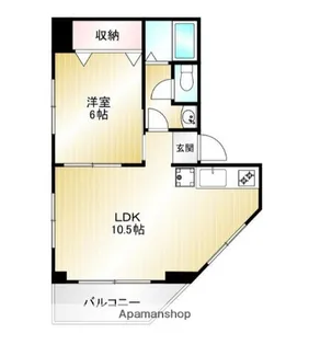 サンパレス三鷹台【1階】の間取り