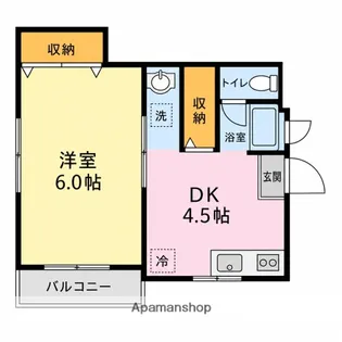 やすだ荘【2階】の間取り