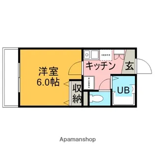 ラ・アンジュ【1階】の間取り