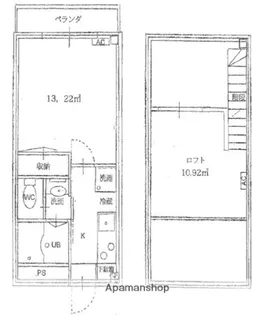 シャトレジョージタウン【4階】の間取り