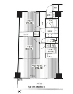 ウィスタ高井戸【5階】の間取り