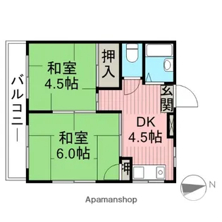 シュロスクボタ【3階】の間取り