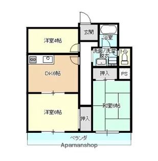 KODAヒルズ武蔵関【2階】の間取り