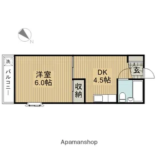雅17ワイズ【2階】の間取り