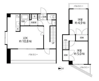 東京都杉並区井草3丁目【マンション】の間取り