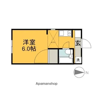 コーポグレープA【2階】の間取り