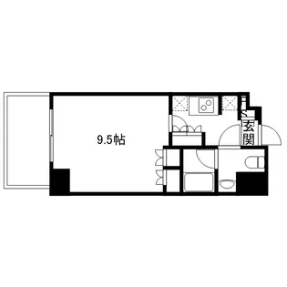 レジディア杉並方南町【1階】の間取り