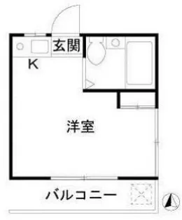 メゾンドロワール【1階】の間取り