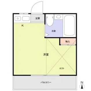 メゾンドロワール【2階】の間取り