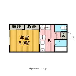 ペルシアーナ三鷹台【1階】の間取り