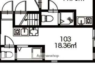 東京都杉並区桃井1丁目【アパート】の間取り