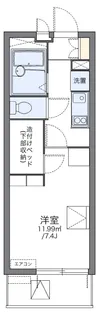 レオパレスレインボーステイツ【2階】の間取り
