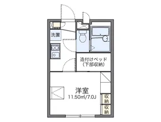 レオパレスTS【2階】の間取り