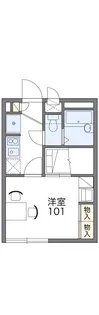 レオパレスボナール【2階】の間取り