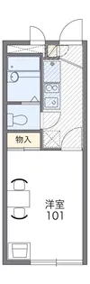 レオパレス森田21【2階】の間取り