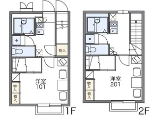 レオパレスリリオン【1階】の間取り