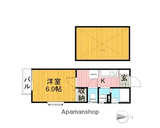 アドバンス【2階】の間取り