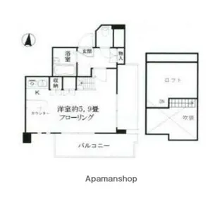 アート・フル上石神井Ⅱ【4階】の間取り