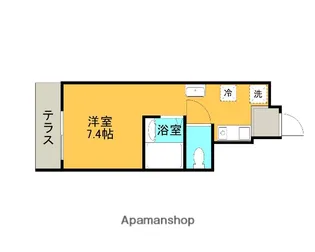 アイコート武蔵小金井【1階】の間取り