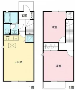 クアトロ千歳台【204号室号室】の間取り