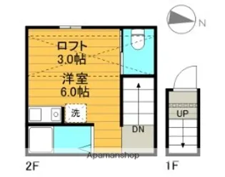 コンフォートテラス三鷹【2階】の間取り